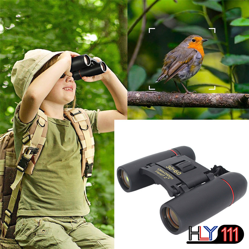 Telescope with Zoom 30x60 folding binoculars Night Vision bird&apos;s eye view of hunting travel 1000 m