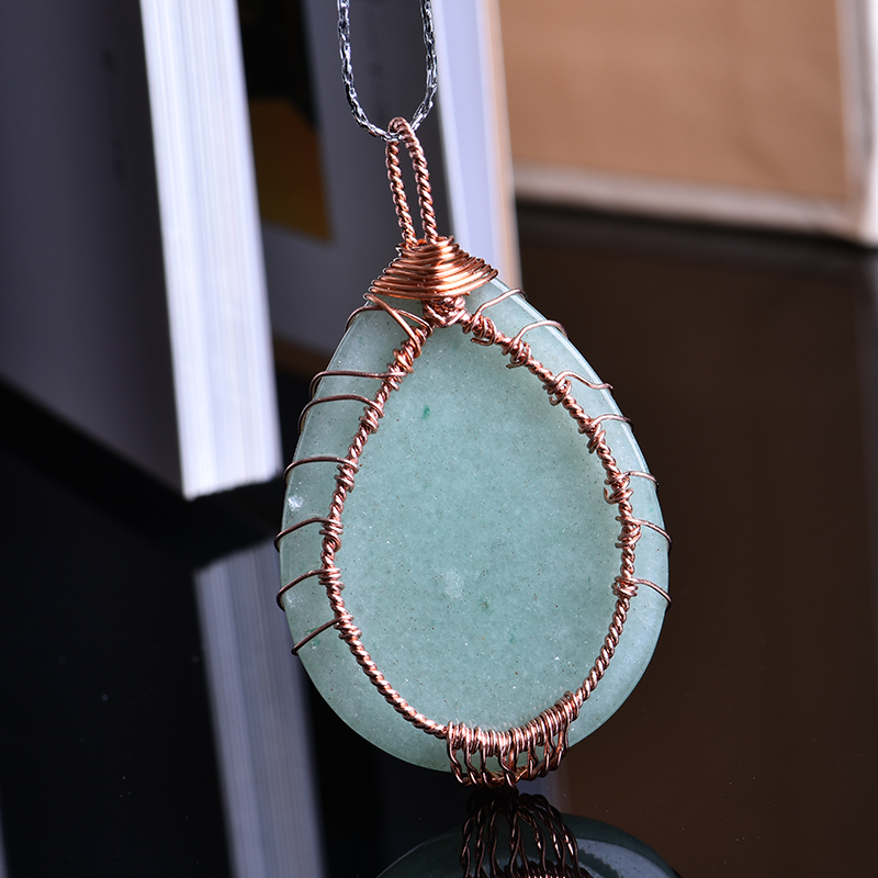 Natural rose quartz amethyst tree life guard mineral jewelry fashion couple decoration pendant DIY