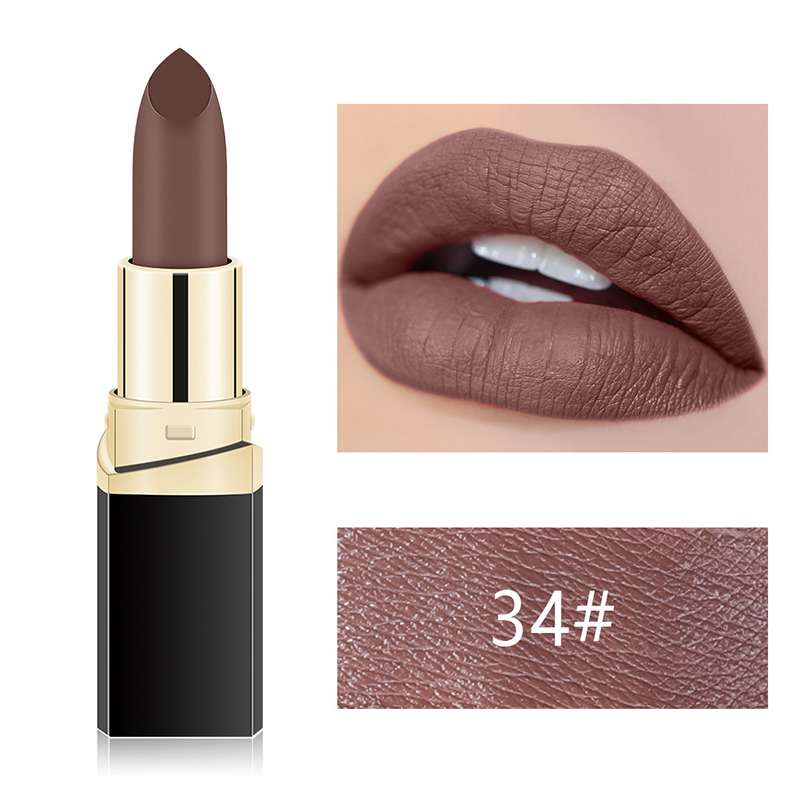 MISS ROSE Lipstick Matte Waterproof Make Up Long Lasting Lip Stick Easy To Wear Lipstick Lips Makeup