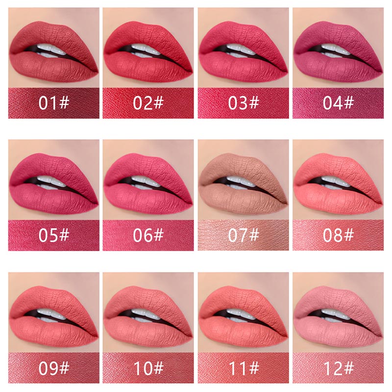 MISS ROSE Lipstick Matte Waterproof Make Up Long Lasting Lip Stick Easy To Wear Lipstick Lips Makeup
