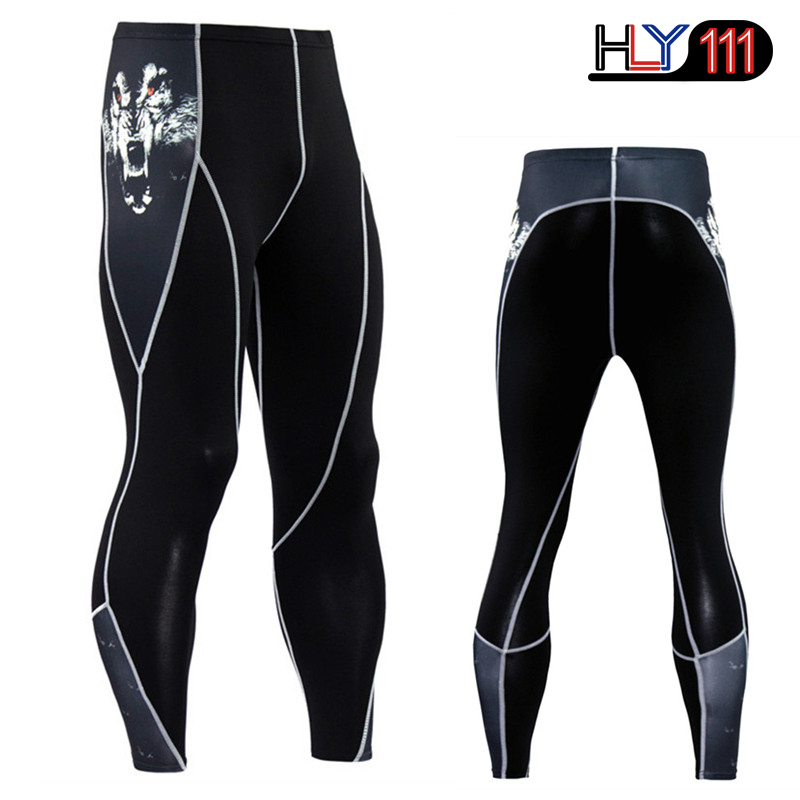 2Pcs/Set Men Running Sport Compression Tracksuit Sets Male Gym Fitness Training Sportswear Tees Tops Leggings Men's Fitness Clothing Suits Sports Tights Suit Round Neck Long Sleeve Pullover