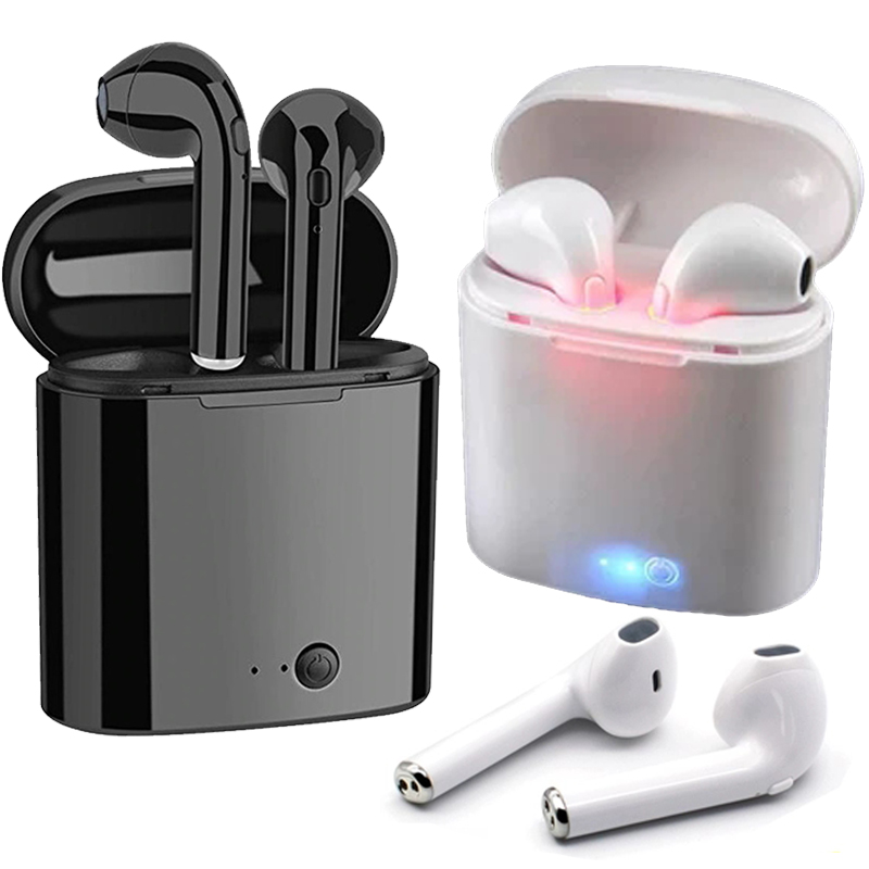 i7S TWS Bluetooth Earphones Long lasting Wireless Earbuds iPhone Samsung Android  with Charging Box