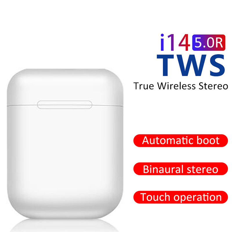 Original i14 TWS Wireless  Bluetooth Earphones for Smart Phone PK i11 i12 i13 i15 i7s i20 i60 i30