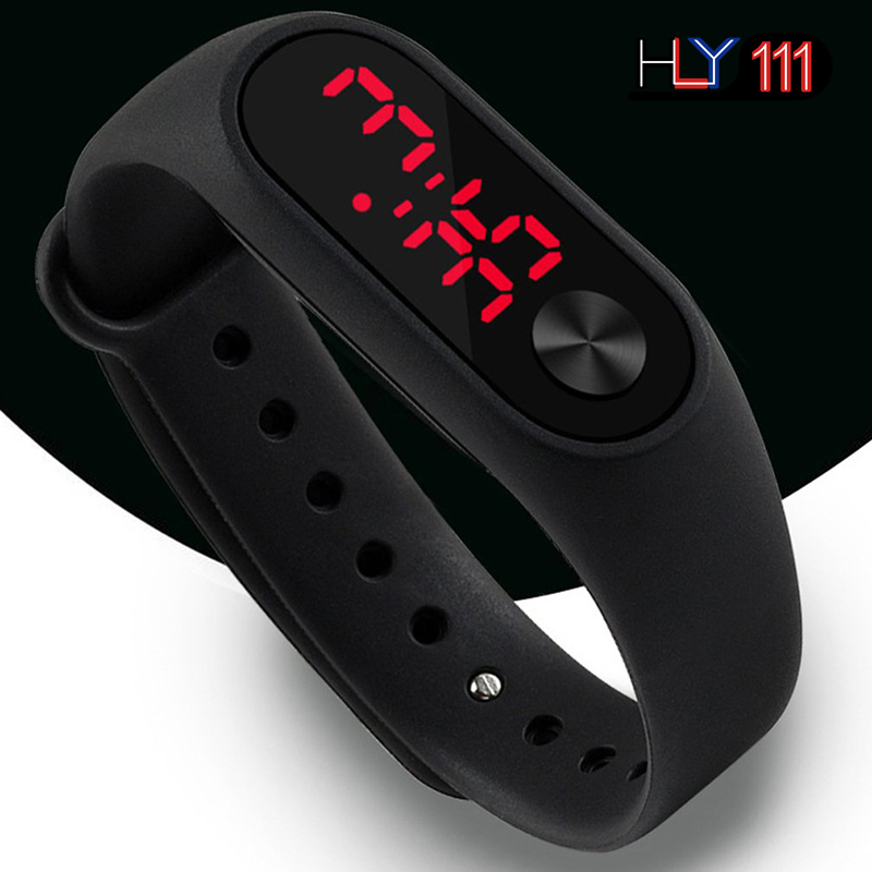 Fashion Sports Watches Outdoor LED Digital Bracelet Women&apos;s Watches Multicolor Silicone Watches gift