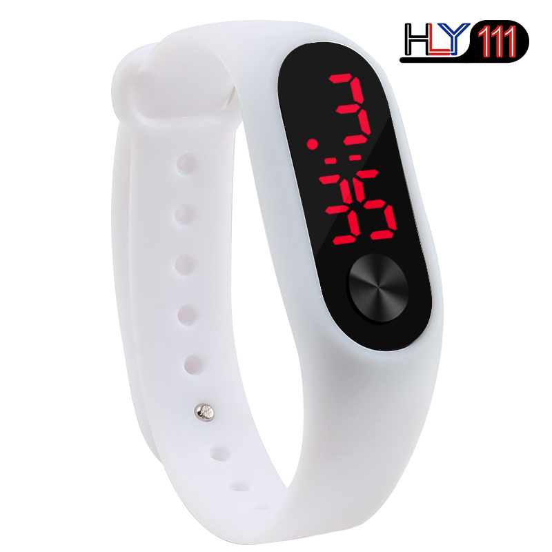 Fashion Sports Watches Outdoor LED Digital Bracelet Women&apos;s Watches Multicolor Silicone Watches gift