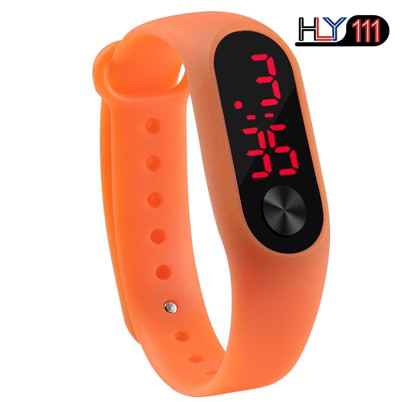 Fashion Sports Watches Outdoor LED Digital Bracelet Women&apos;s Watches Multicolor Silicone Watches gift