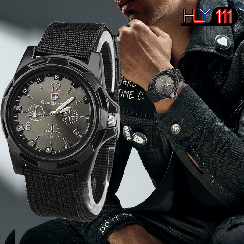 Hot Sales Military Watches Men Gemius Army Men&apos;s Watches Sports Watches Nylon Band Male Clock