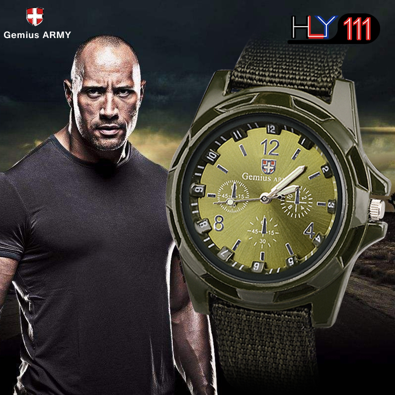 Hot Sales Military Watches Men Gemius Army Men&apos;s Watches Sports Watches Nylon Band Male Clock