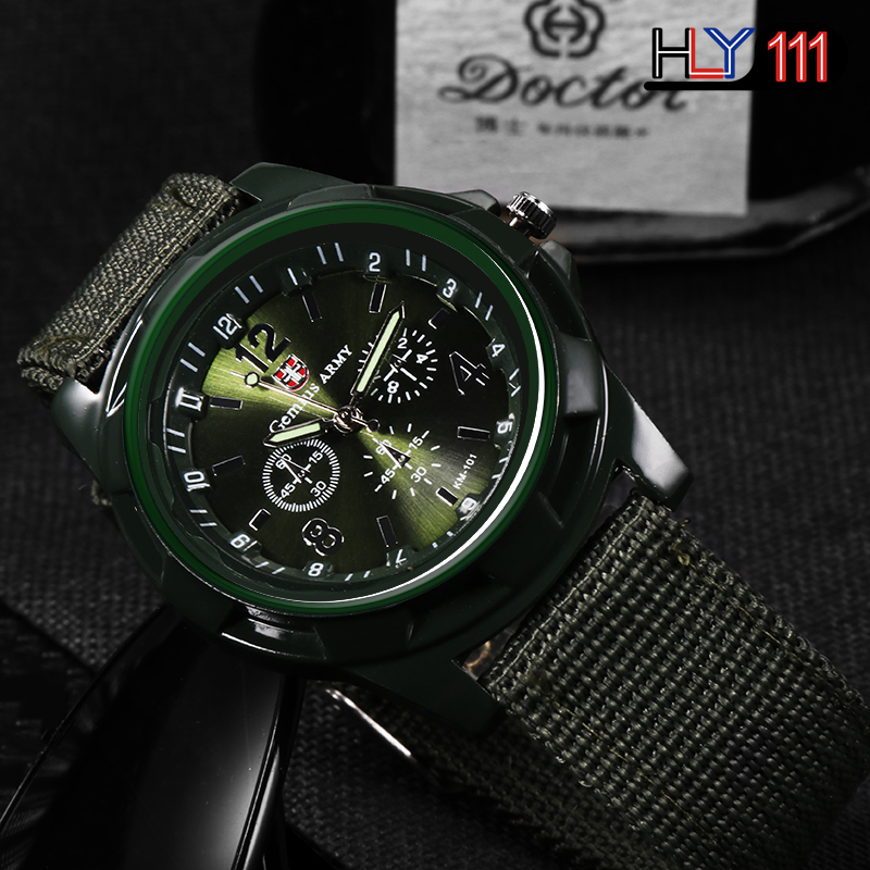 Hot Sales Military Watches Men Gemius Army Men&apos;s Watches Sports Watches Nylon Band Male Clock