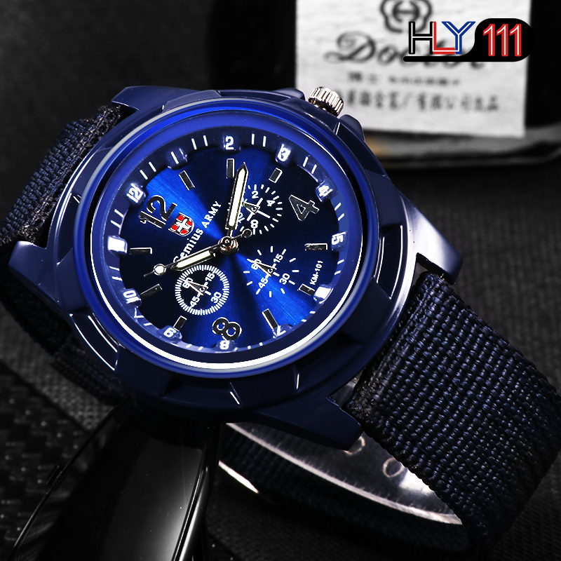 Hot Sales Military Watches Men Gemius Army Men&apos;s Watches Sports Watches Nylon Band Male Clock