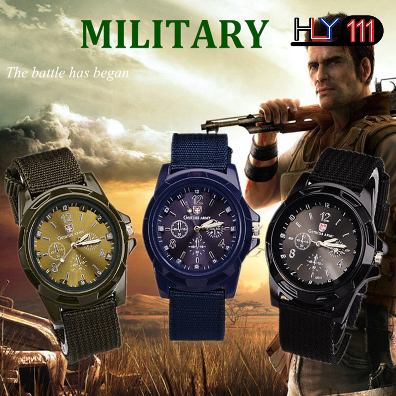 Hot Sales Military Watches Men Gemius Army Men&apos;s Watches Sports Watches Nylon Band Male Clock