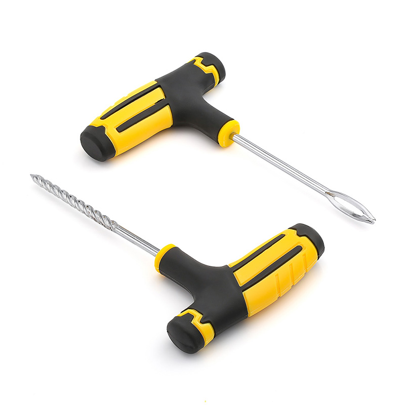 Tire Repair Kit Studding Tool Set Auto Bike Tubeless Tire Tyre Puncture Plug Garage Car Accessories