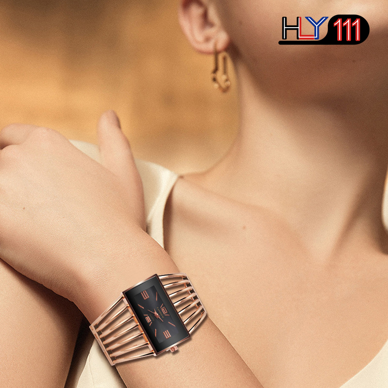 Women Bangle Bracelet Watch 2022 New Luxury Ladies Rectangle Dress Quartz Watches Clock Women Dress Clock Female Lady Girls Wristwatch