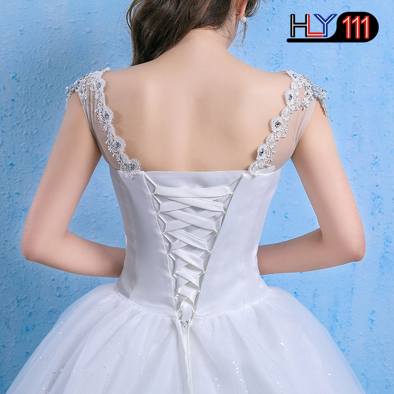 Luxury Plus Size Wedding Dress Elegant Lace Appliques V-neck Beading Wedding Gowns Crystal Lace