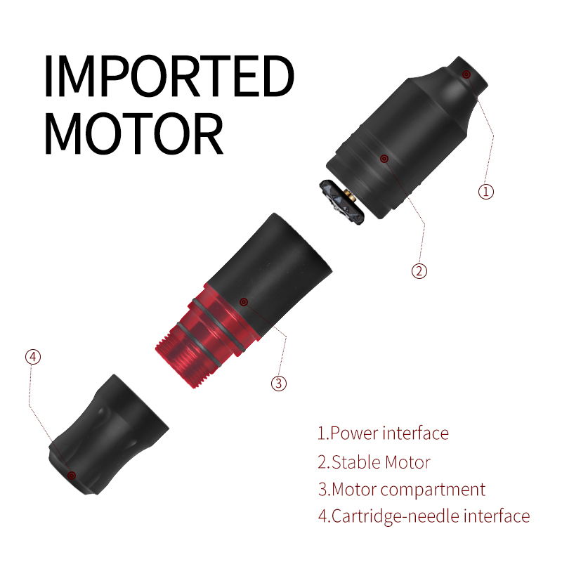 Professional Rotary Tattoo Machine Pen Strong Quiet Motor Eyebrow lip Eyeliner Hybrid Tattoo gun