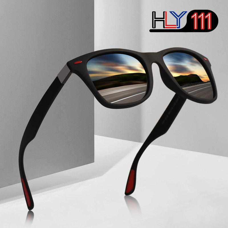 Classic Polarized Sunglasses Men Women Brand Design Driving Square Frame Sun Glasses Male Goggle