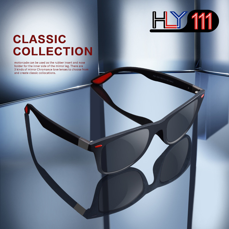 Classic Polarized Sunglasses Men Women Brand Design Driving Square Frame Sun Glasses Male Goggle