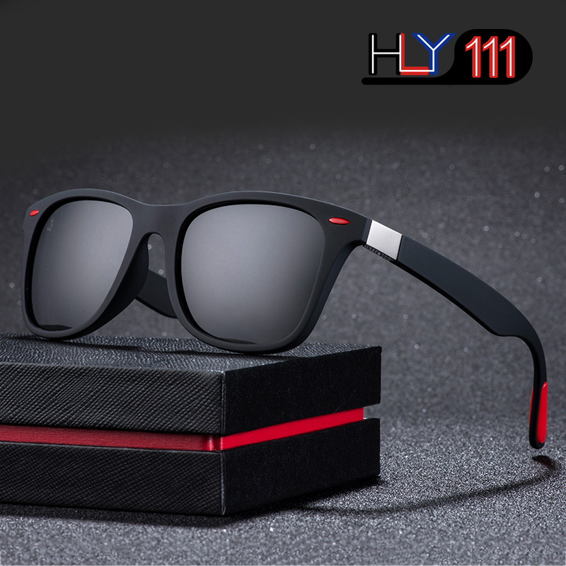 Classic Polarized Sunglasses Men Women Brand Design Driving Square Frame Sun Glasses Male Goggle