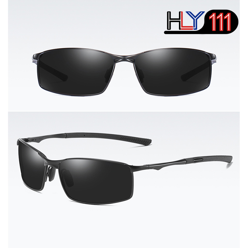 Mens Polarized Sunglasses for Sports,Outdoor Driving Sunglasses Men,Metal Frame Sun Glasses gafas