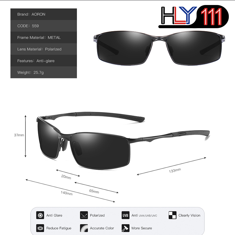 Mens Polarized Sunglasses for Sports,Outdoor Driving Sunglasses Men,Metal Frame Sun Glasses gafas