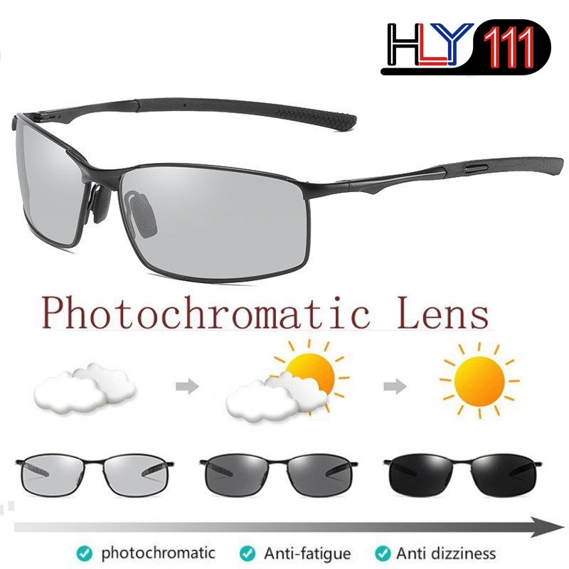 Mens Polarized Sunglasses for Sports,Outdoor Driving Sunglasses Men,Metal Frame Sun Glasses gafas