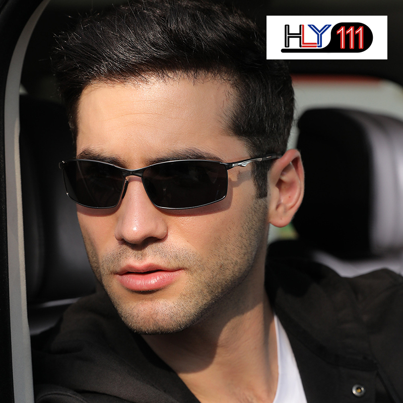 Mens Polarized Sunglasses for Sports,Outdoor Driving Sunglasses Men,Metal Frame Sun Glasses gafas