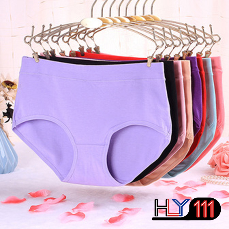 Women's briefs Comfortable Cotton High waist underwear Women Sexy Ultra-thin PantiesTummy Control