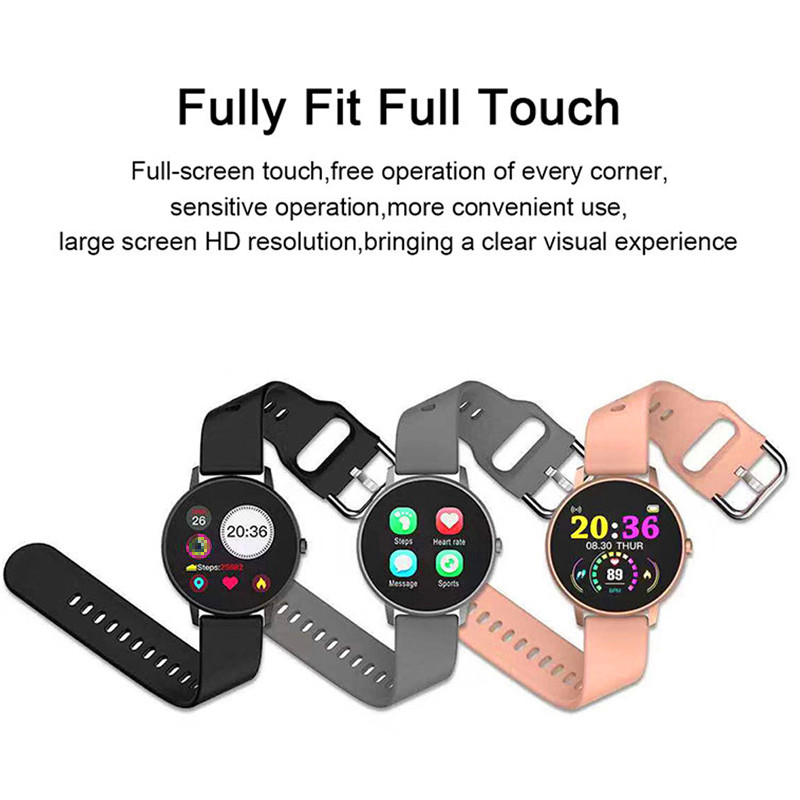 Full Touch Smart Men's Watches Blood Pressure Smartwatch Waterproof Women's watches For Android IOS