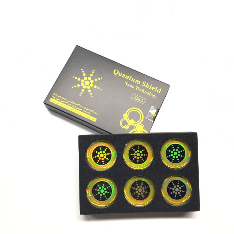 6 in 1 Quantum Shield Mobile Phone Sticker Anti Radiation Protection EMF Fusion Excel Anti-Radiation