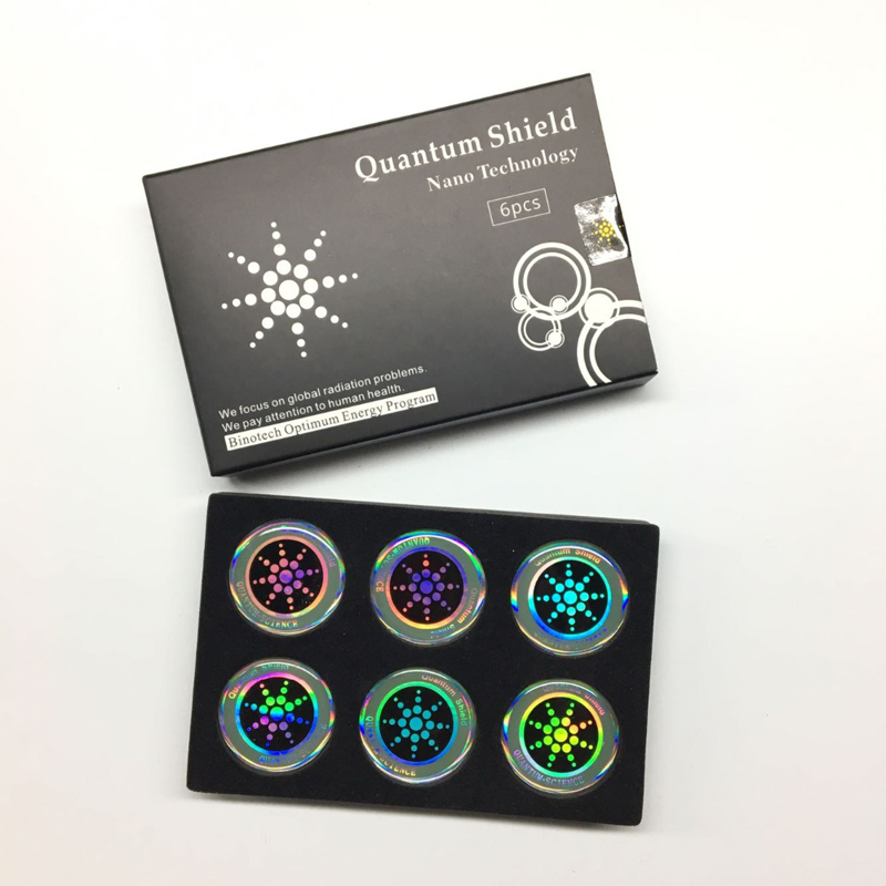 6 in 1 Quantum Shield Mobile Phone Sticker Anti Radiation Protection EMF Fusion Excel Anti-Radiation
