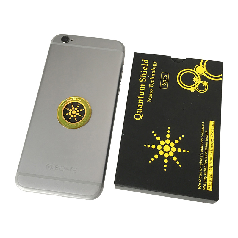 6 in 1 Quantum Shield Mobile Phone Sticker Anti Radiation Protection EMF Fusion Excel Anti-Radiation