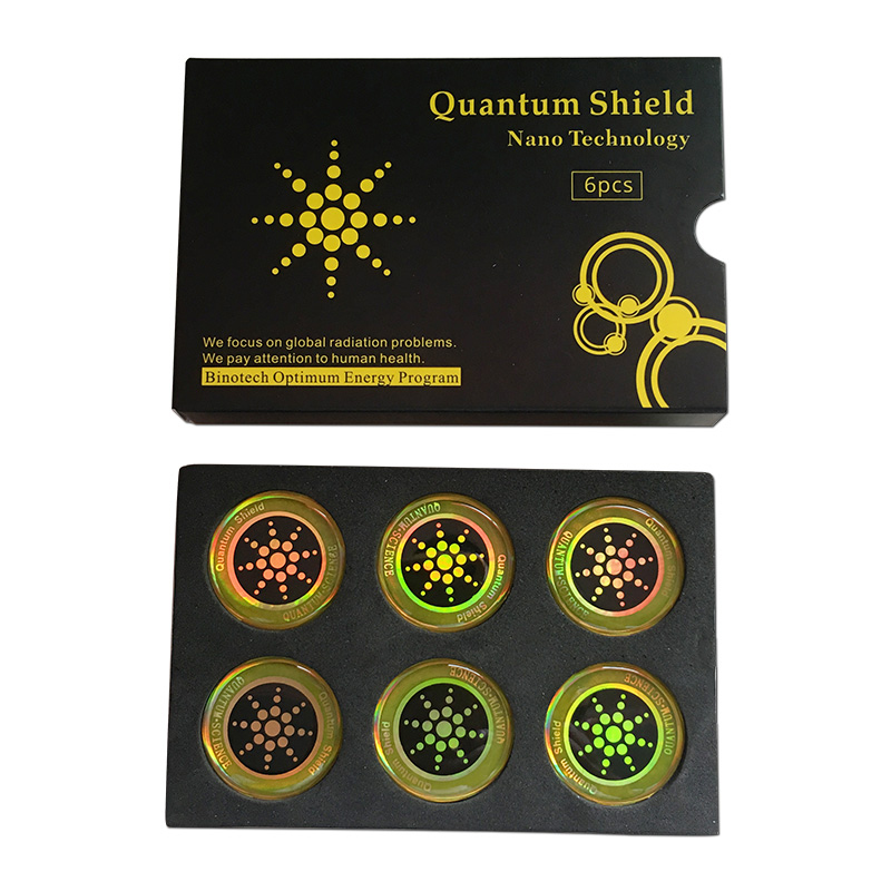 6 in 1 Quantum Shield Mobile Phone Sticker Anti Radiation Protection EMF Fusion Excel Anti-Radiation