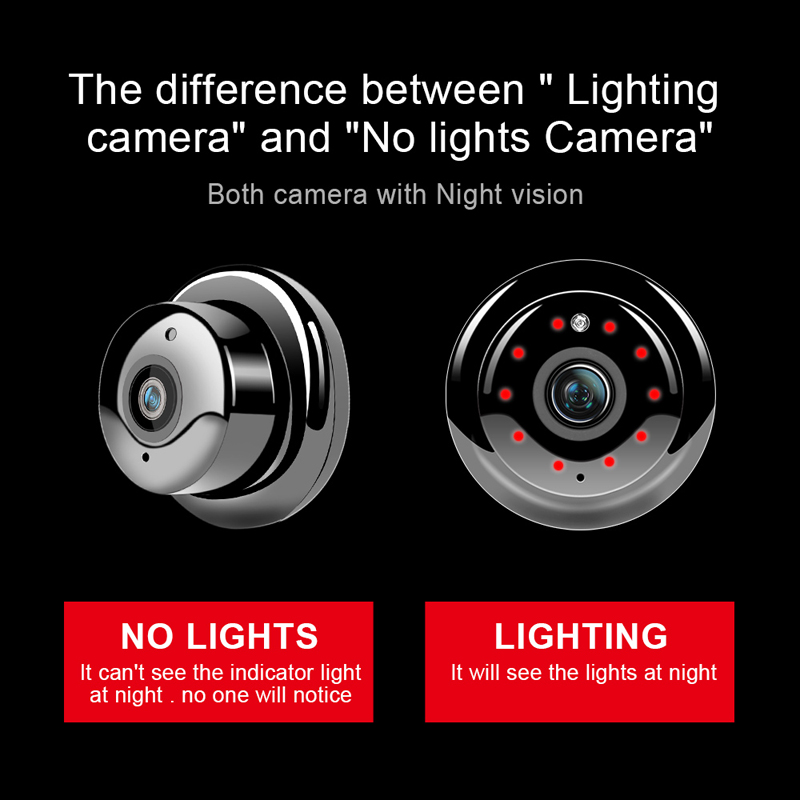 V380 Mini Wifi Camera 1080p IP Camera Wireless CCTV Infrared Night Vision Motion Detection