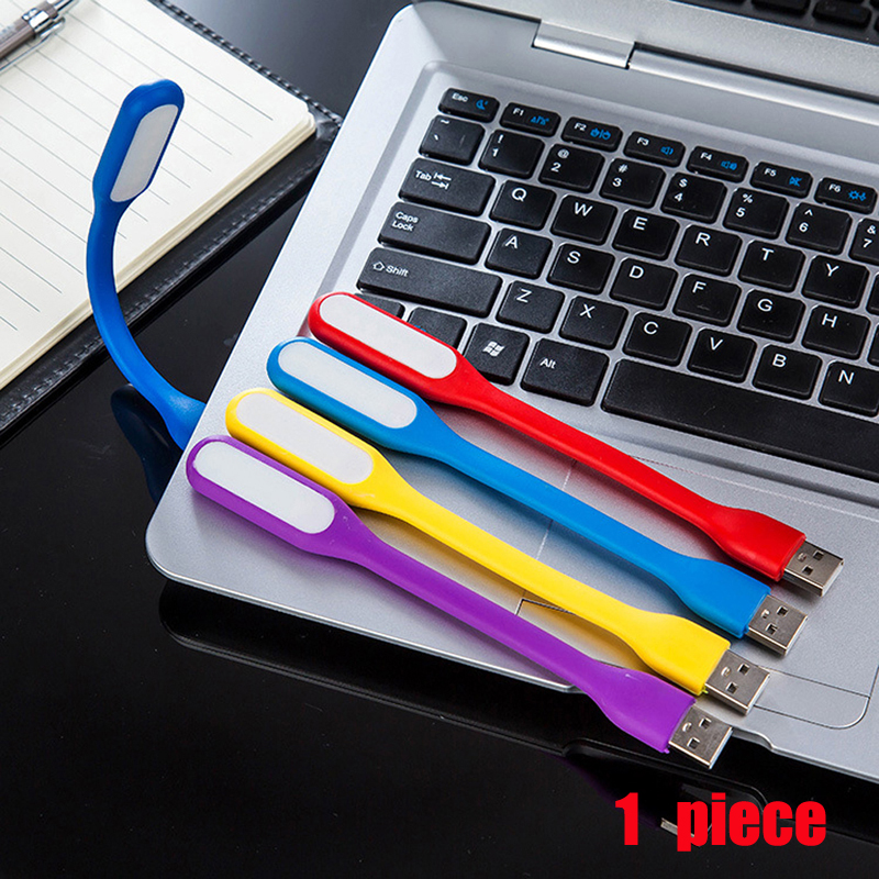 USB LED Book Light Flexible Foldable Reading Lamp Nightlight For Power Bank Computer Notebook Laptop