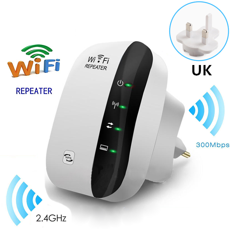 Wireless Wifi Repeater Wifi Range Extender Router Wi-Fi Signal Amplifier 300Mbps WiFi Booster 2.4G