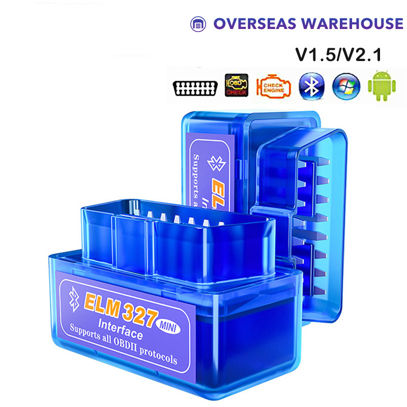 Bluetooth Mini ELM327 OBD2 scanner OBD car diagnostic tool code reader For Android Windows Symbian