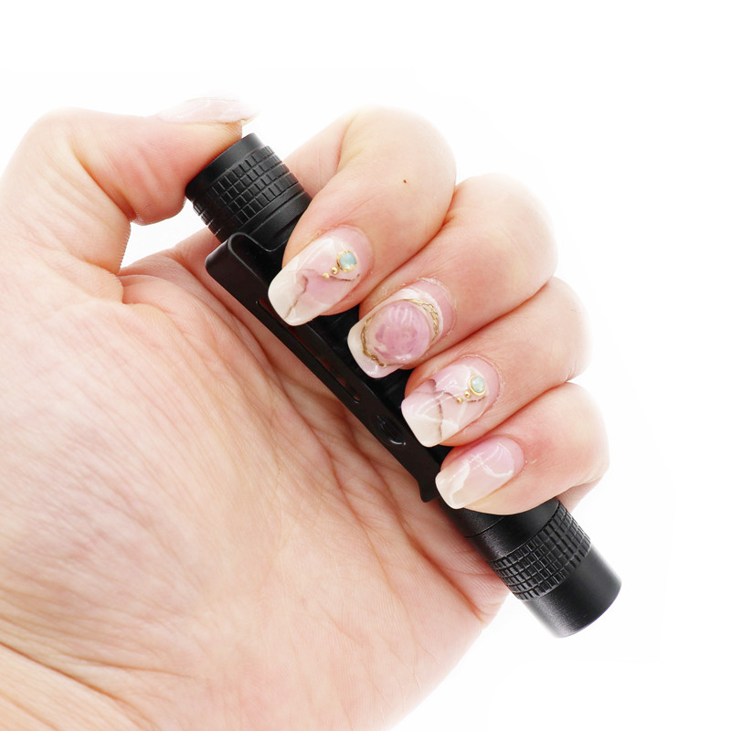 Mini Portable LED Flashlight Pocket Ultra Bright High Lumens Handheld Pen Light led Torch for Camping Outdoor Emergency 1000 lumens 1 Switch Mode led flashlight For the dentist and for Camping Hiking