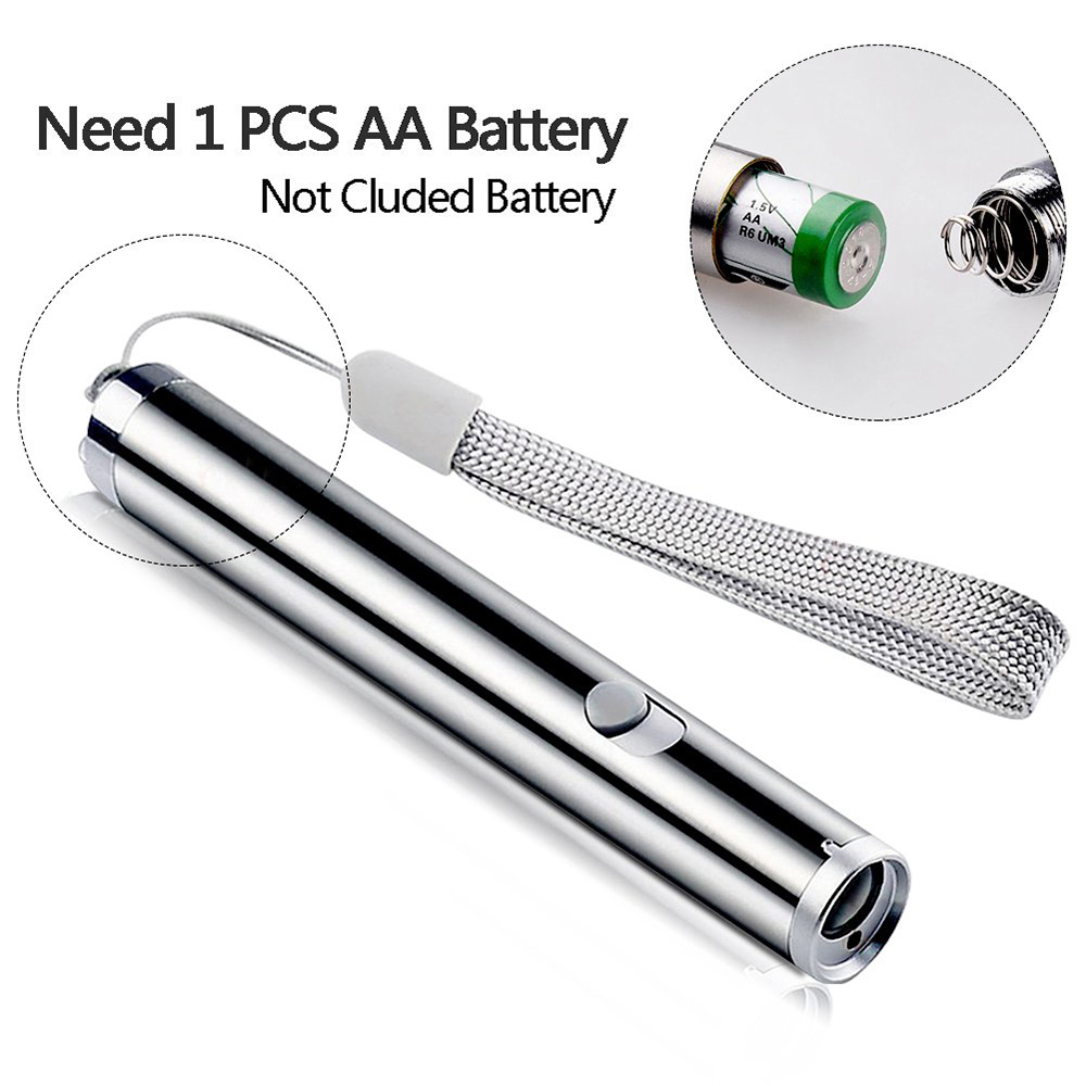 2 In 1 Mini Red Laser Pointer Flashlight LED Flashlight Pen Tool Cat Chase Training Toys Laser Pen