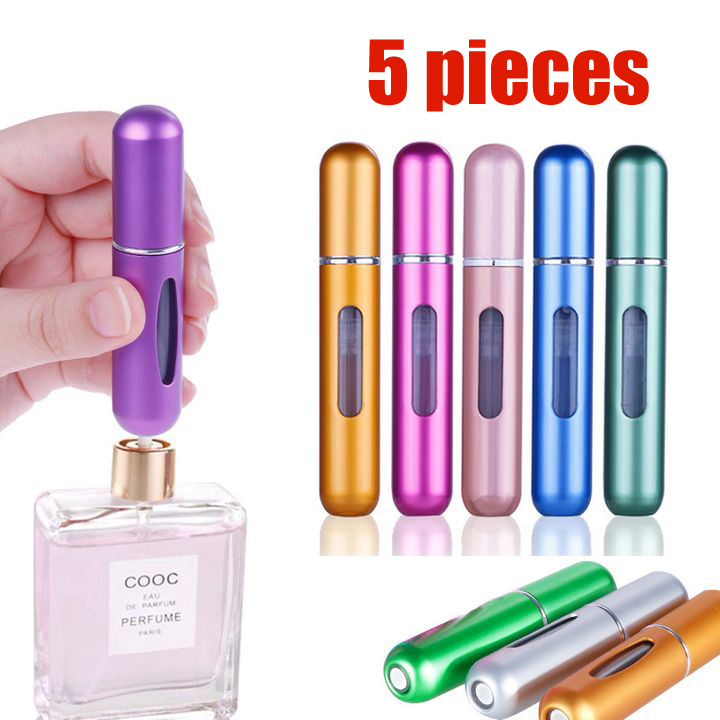 Portable Mini Refillable Perfume Bottle Spray Scent Pump Empty Cosmetic Containers Spray Atomizer