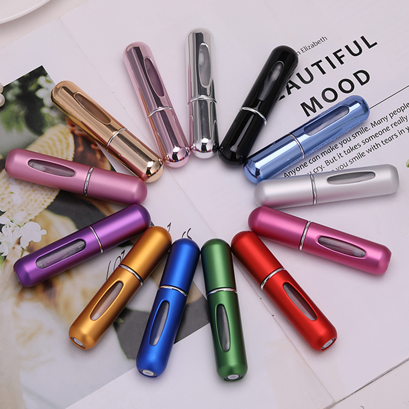 Portable Mini Refillable Perfume Bottle Spray Scent Pump Empty Cosmetic Containers Spray Atomizer