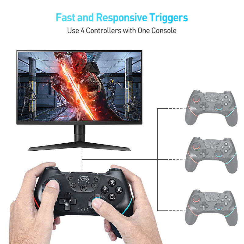 Hot sales NS-Switch Pro NS Pro Gamepad Wireless bluetooth Gamepad Game joysticks Controller