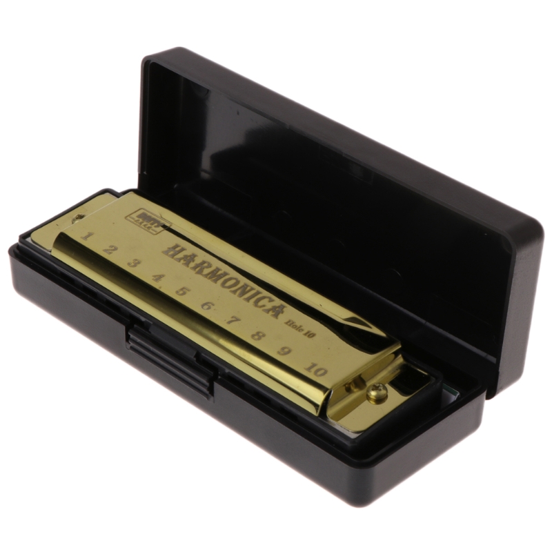 Hot Sales 10 Holes Swan Harmonica Diatonic Blues Musical Instrument Educational mouth organ