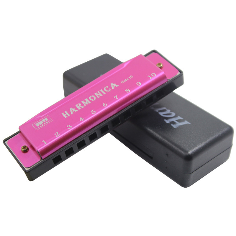Hot Sales 10 Holes Swan Harmonica Diatonic Blues Musical Instrument Educational mouth organ