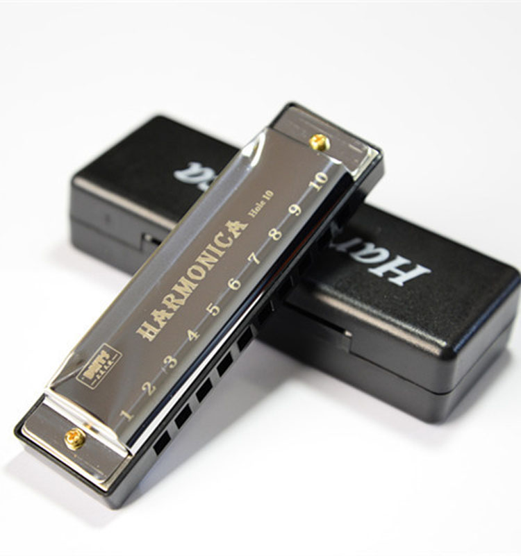 Hot Sales 10 Holes Swan Harmonica Diatonic Blues Musical Instrument Educational mouth organ