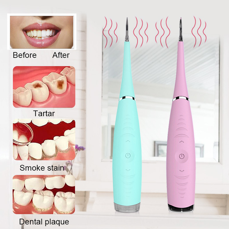 Sales Ultrasonic Teeth Cleaner Dental Scaler Tooth Calculus Remover Cleaner Tooth Stains Tartar Tool