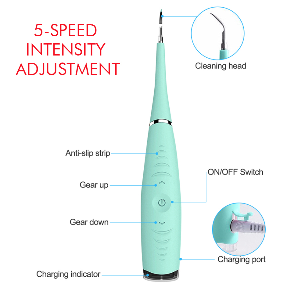 Sales Ultrasonic Teeth Cleaner Dental Scaler Tooth Calculus Remover Cleaner Tooth Stains Tartar Tool