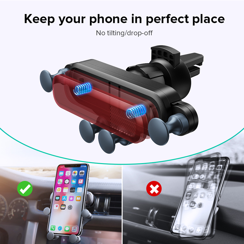 Gravity Car Holder For Phone in Car Air Vent Clip Mount No Magnetic Mobile Phone Holder GPS Stand