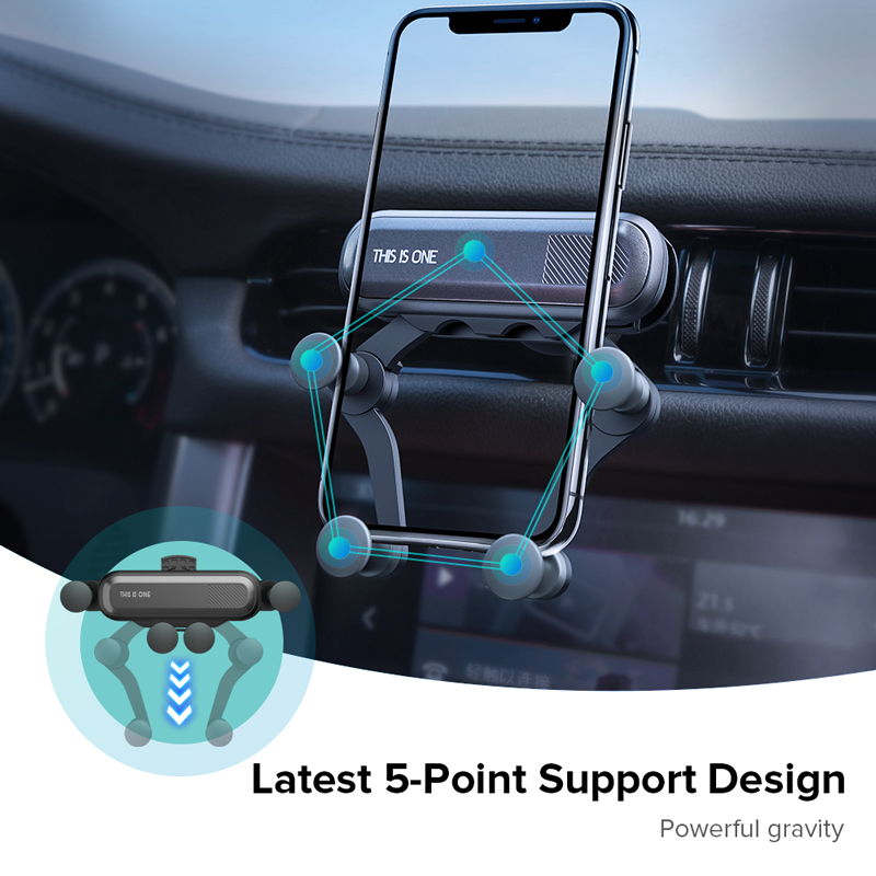 Gravity Car Holder For Phone in Car Air Vent Clip Mount No Magnetic Mobile Phone Holder GPS Stand
