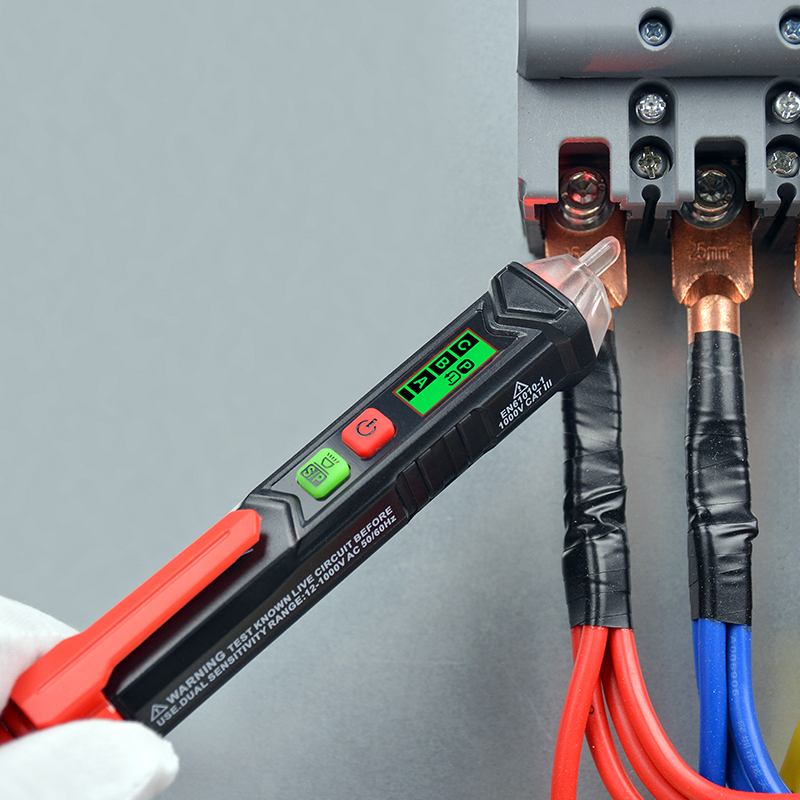 Habotest HT100E Intelligent Non-contact Pen Alarm AC voltage detector meter Tester Pen Sensor Tester