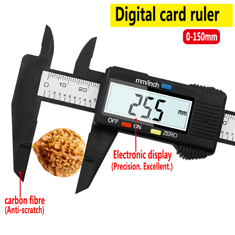 New Arrival 150mm 6 inch LCD Digital Electronic Vernier Caliper Gauge Micrometer Measuring Tool